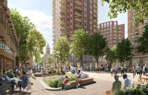 Teviot Estate Poplar Regeneration, East London buildings