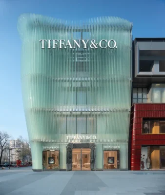 Mặt tiền cửa hàng Tiffany Bắc Kinh