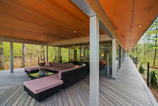 Sông đôi ở suối nước nóng Lost Valley Virginia