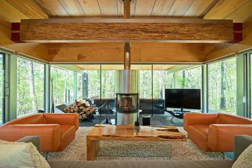 Sông đôi ở suối nước nóng Lost Valley Virginia