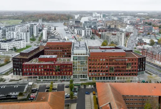 Tòa nhà WoodHub Odense Đan Mạch