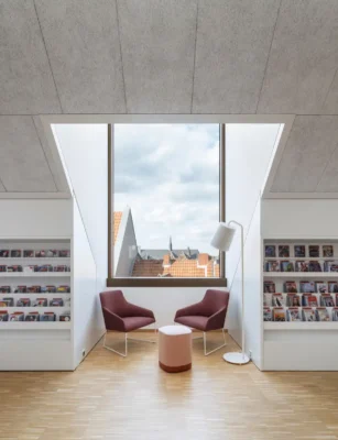 Tòa thị chính và Thư viện Thành phố Bruhl Bắc Rhineland Đức