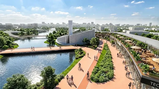 Thành phố Cycle - Cuộc thi quy hoạch tổng thể Cổng Đông Almaty, Kazakhstan