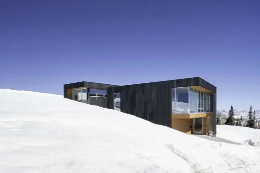 Nơi cư trú trên núi Kirigami Winter Retreat Utah USA