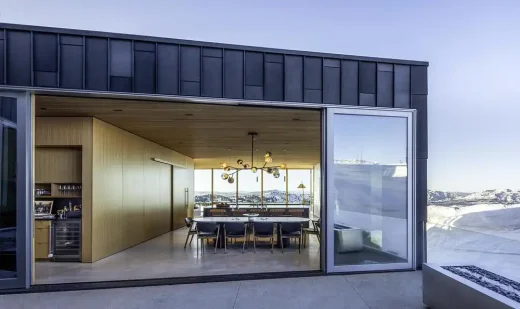 Ngôi nhà trên núi Kirigami Winter Retreat Utah USA