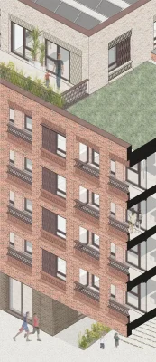 Khu phát triển khu phức hợp Leathermarket Street Southwark London