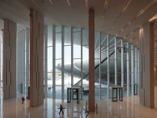 Nhà hát lớn gần hoàn thành ở Thượng Hải Trung Quốc