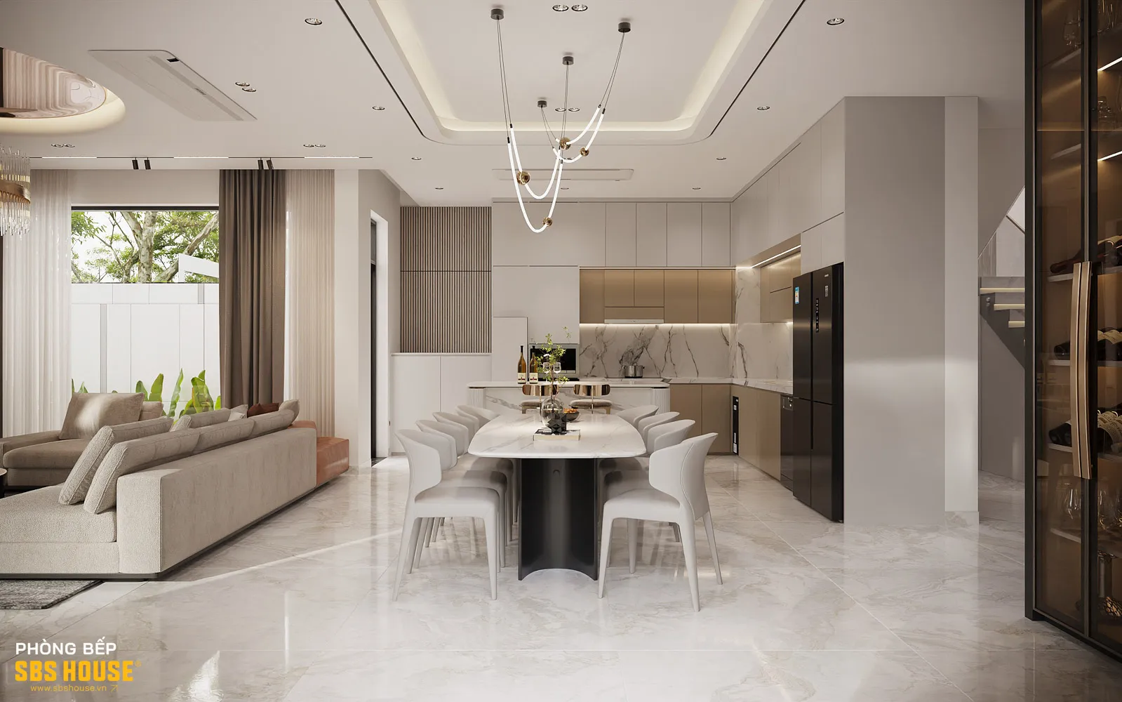 B’s House được thiết kế như một không gian để tận hưởng – nơi ánh sáng, cây xanh và sự thông thoáng cùng tạo nên cảm giác thư giãn, giúp mỗi khoảnh khắc sinh hoạt đều trở nên nhẹ nhàng và trọn vẹn.