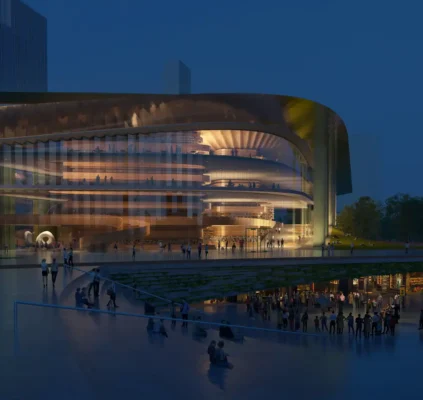 Khu văn hóa vịnh Tiền Đường Hàng Châu Trung Quốc