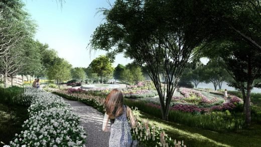 Thiết kế tưởng niệm Sandy Hook Hoa Kỳ, cảnh quan Connecticut