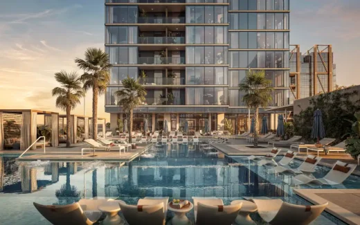 Sàn hồ bơi của tòa tháp 1072 West Peachtree Atlanta