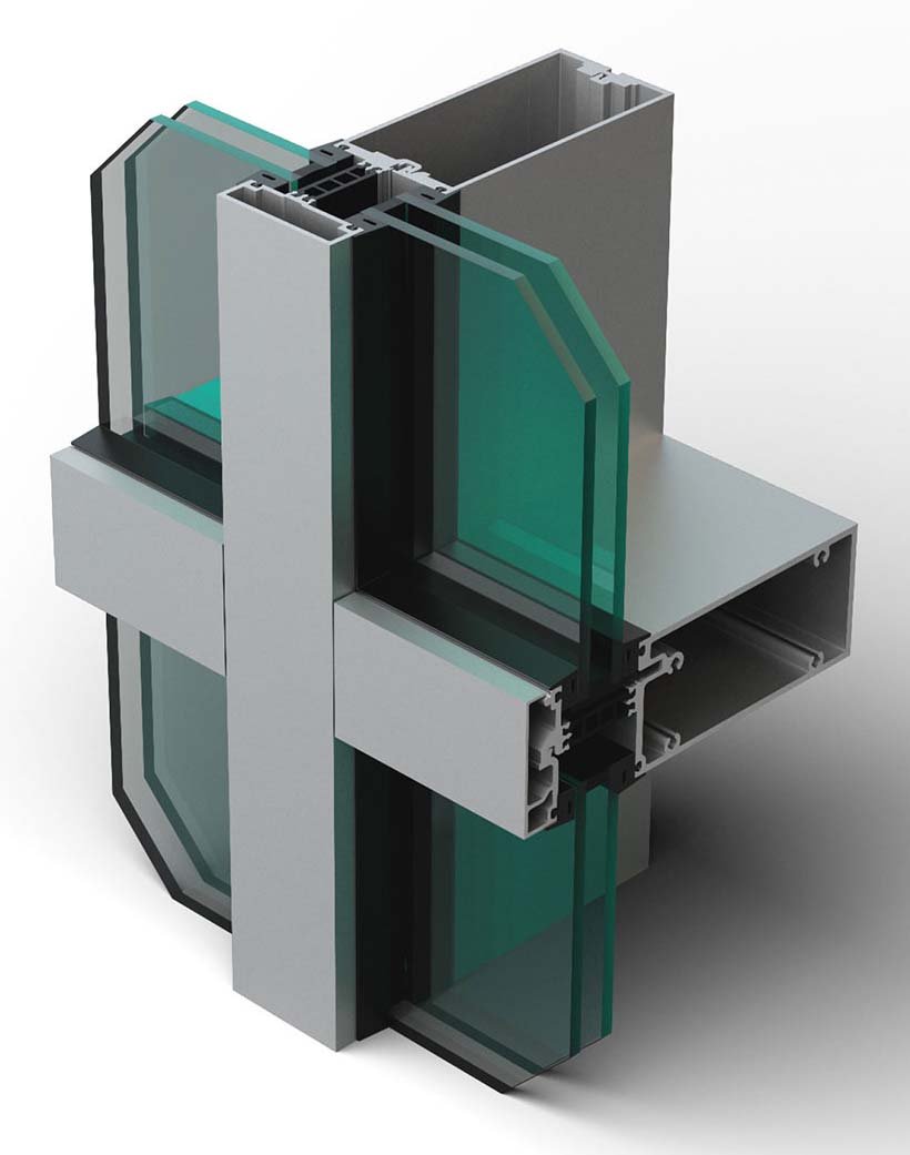 Hệ thống tường rèm 1600UT SS