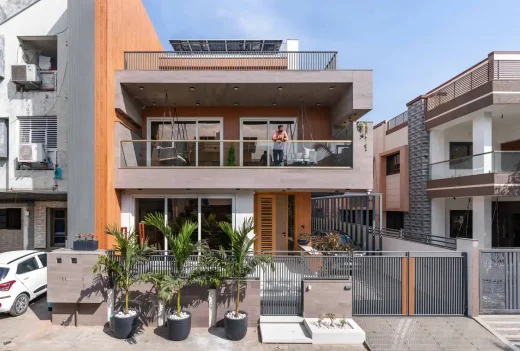 Nhà hình khối đúc hẫng, Sarkhej, Ahmedabad, Gujarat