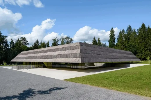 Khu phức hợp hồ bơi Češča Vas, tòa nhà hồ bơi Novo Mesto