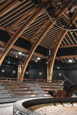 Trang trại ngựa giống quốc gia Hennebont Brittany Tây Bắc nước Pháp