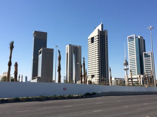 tòa nhà chọc trời thành phố Kuwait