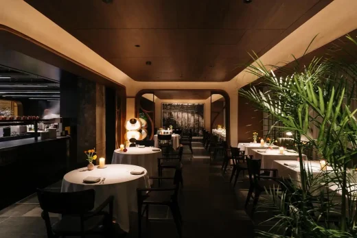 Le Pristine Singapore Thiết kế kiến ​​trúc nội thất nhà hàng Đông Nam Á