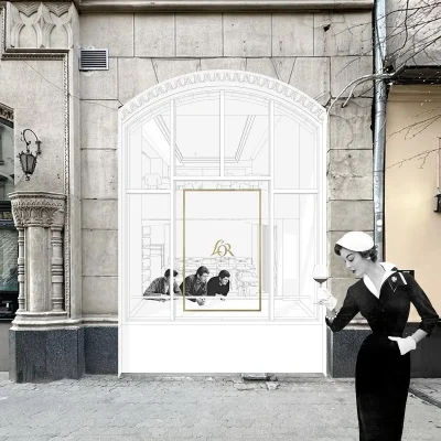 Nội thất thương mại L'OR Boutique Cafe Lviv Ukraine