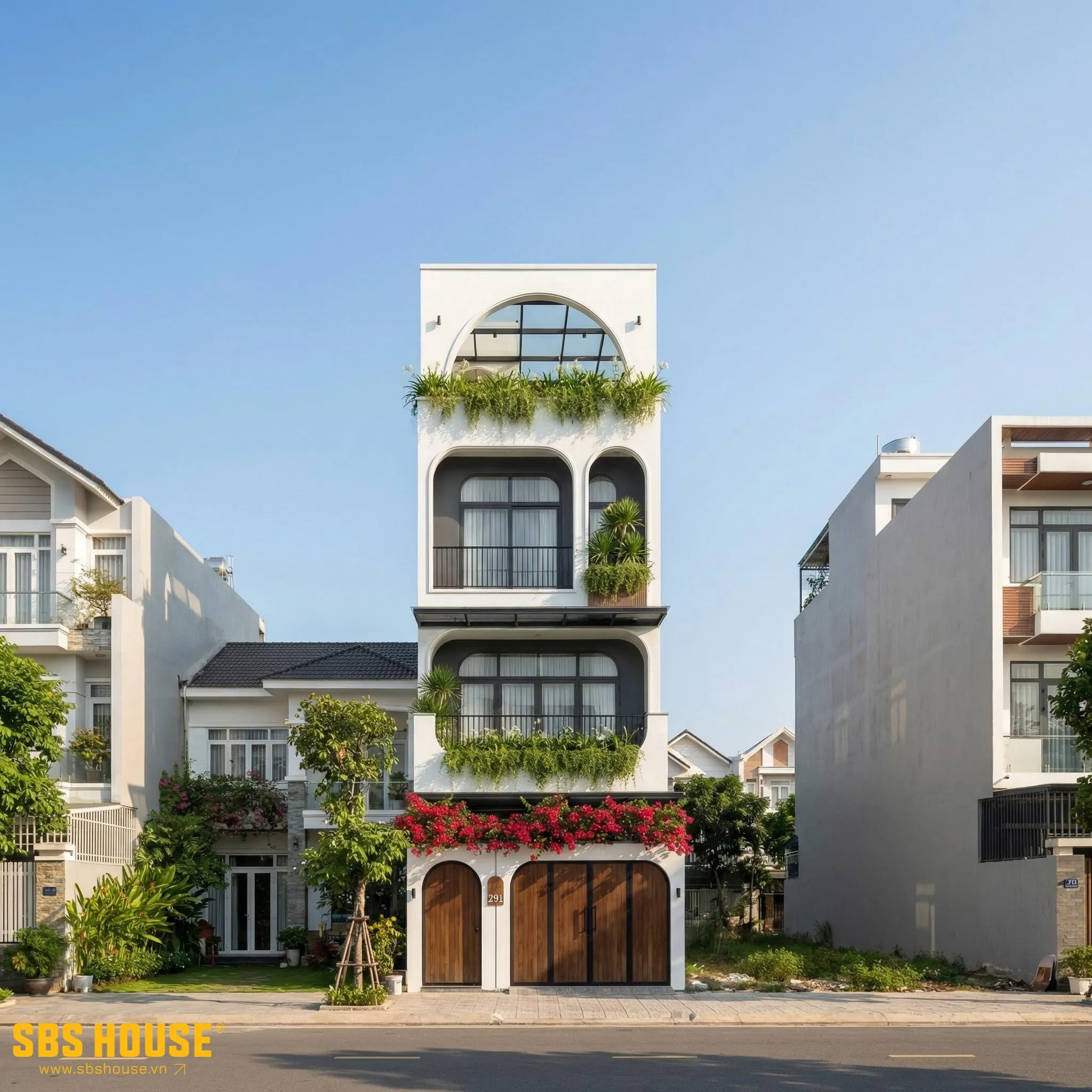 Tổng thể kiến trúc hài hòa giữa nét hiện đại và tinh thần sống mang ảnh hưởng văn hóa Việt - Anh.