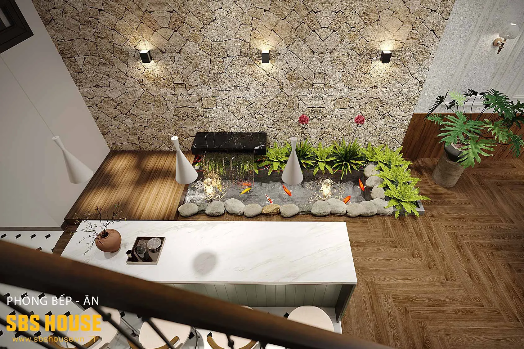 Không gian được bố trí dựa trên nhu cầu của gia chủ, mang đến cảm giác trọn vẹn trong trải nghiệm sống mỗi ngày.