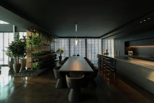 Nội thất sang trọng của căn hộ penthouse Noir Matière Dubai