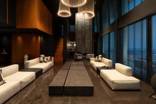 Nội thất sang trọng của căn hộ penthouse Noir Matière Dubai