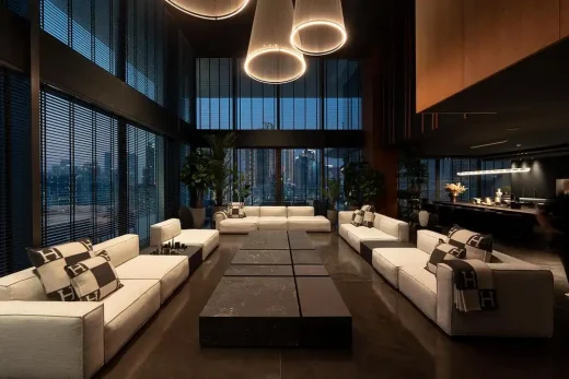 Căn hộ penthouse Noir Matière Dubai nội thất sang trọng