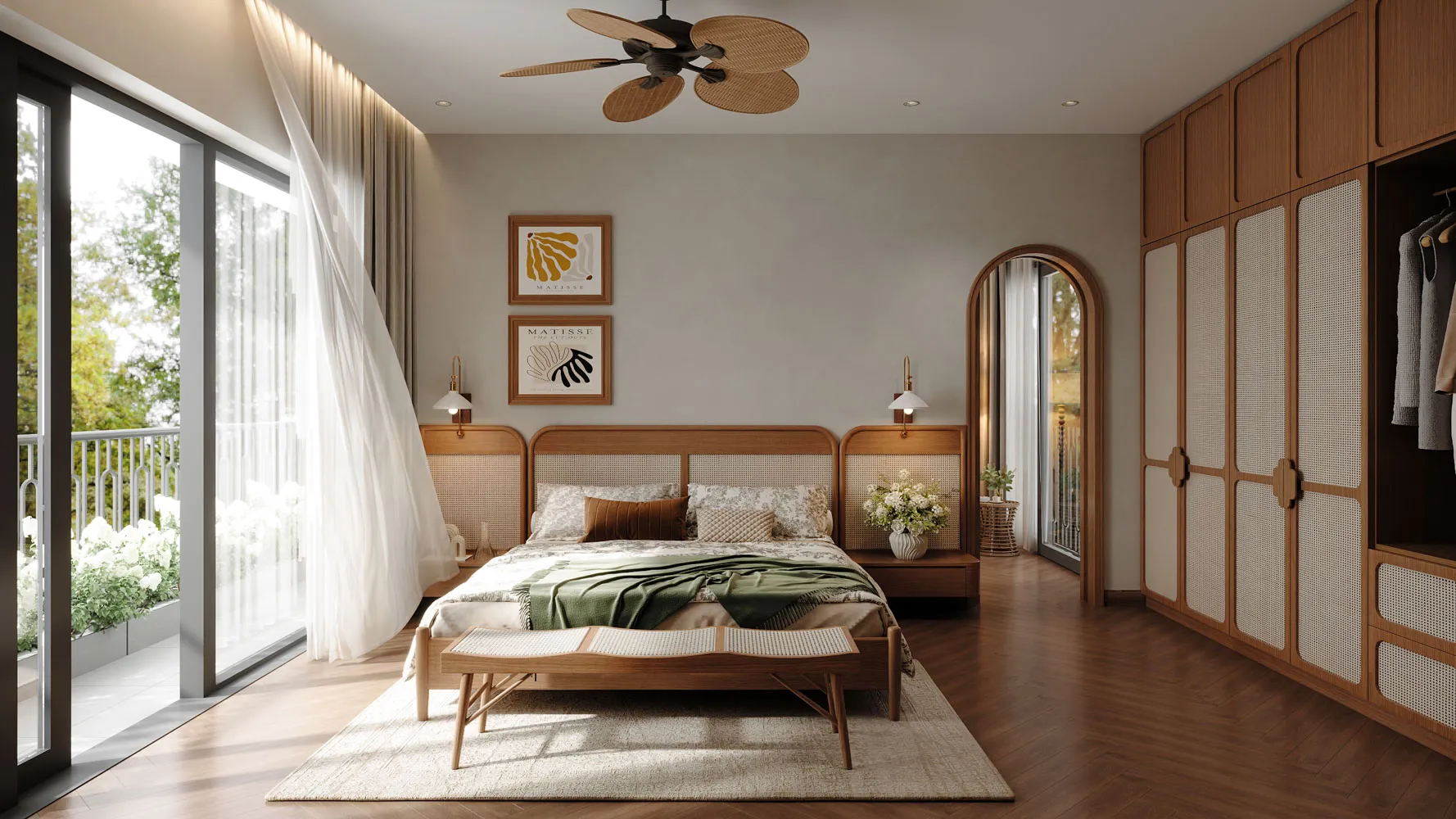 Việc bố trí 5 phòng ngủ và nhiều không gian sinh hoạt chung giúp ngôi nhà sẵn sàng thích nghi với những thay đổi của tương lai mà vẫn giữ được sự ổn định trong nhịp sống.