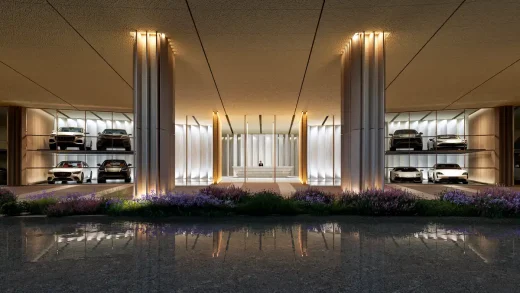 Wedyan Dubai Canal waterfront residence luxury car stacker