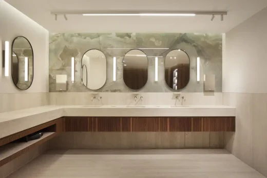 20 Gresham Street City Guildhall kiến ​​trúc phức hợp London phòng tắm