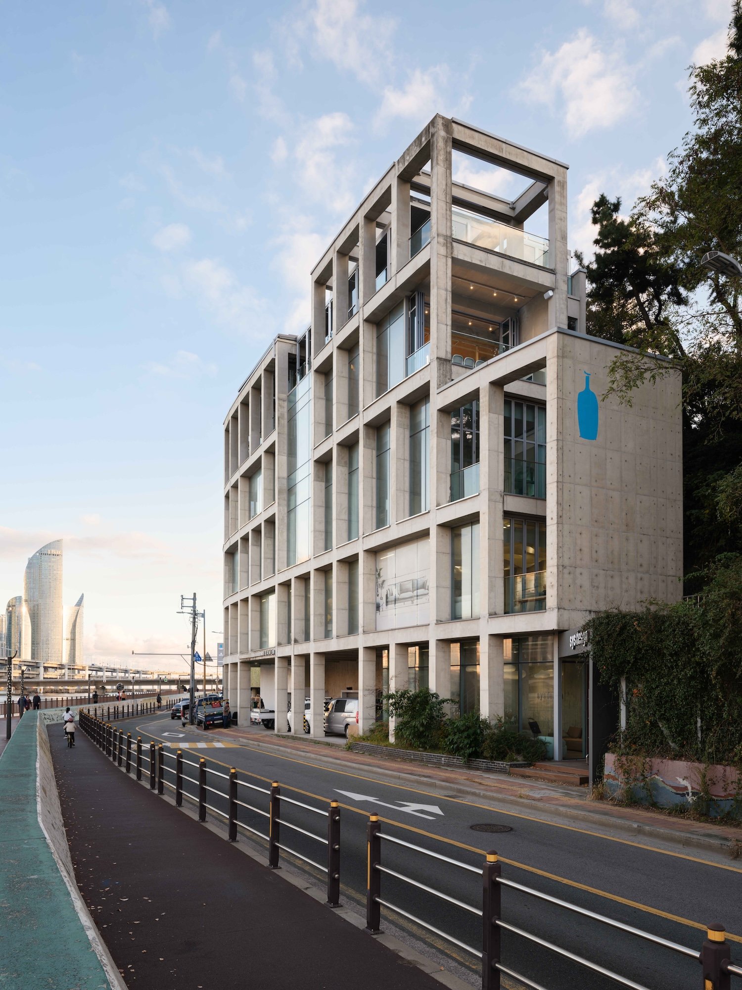 cà phê chai xanh Busan