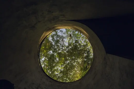 Cửa sổ mái nhà Casa Santa María del Oro Nayarit Mexico
