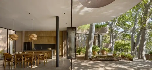 Sân thượng Casa Santa María del Oro Nayarit Mexico