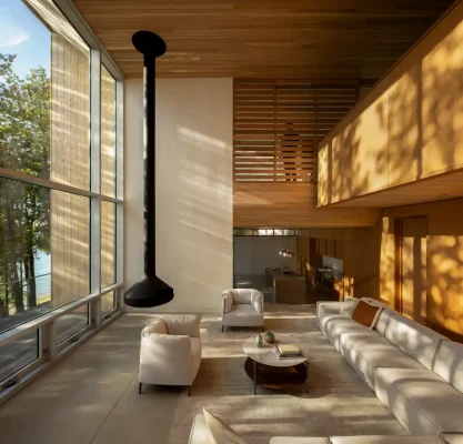 Lò sưởi Cedars Kin House Huron County Ohio