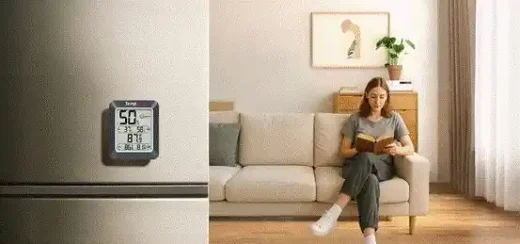 Máy đo độ ẩm kỹ thuật số cho sự thoải mái trong nhà, kiểm soát độ ẩm