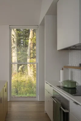 Doe Bay Retreat Đảo Orcas Cửa bếp phía trước Washington