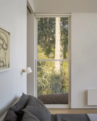 Phòng ngủ phía trước Doe Bay Retreat Đảo Orcas Washington