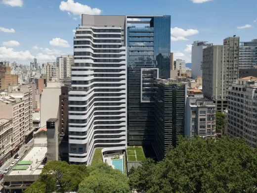 Tòa nhà Downtown Nova República Thiết kế tòa tháp Sao Paulo Brazil