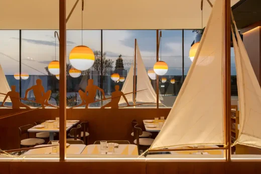 Nhà hàng El Mar Lisbon Bồ Đào Nha phát triển kiến trúc nội thất