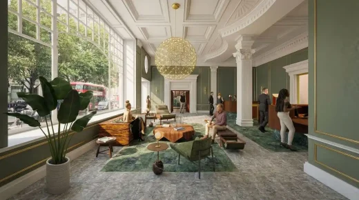 Không gian thiết kế nội thất Đại sứ quán Brazil London