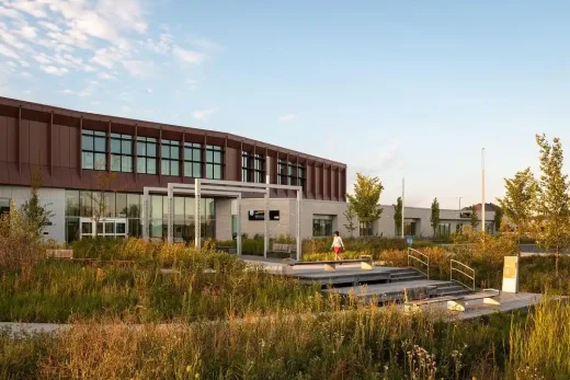 Thiết kế cảnh quan Espace citoyen des Confluents Laval Québec