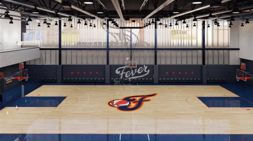 Nội thất tòa nhà Trung tâm Biểu diễn Thể thao Indiana Fever