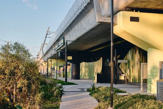 Kiến trúc trạm Keon Park Melbourne Vic Australia