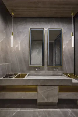 Ngôi nhà thiên đường nhiều lớp trong phòng tắm ở Ahmedabad