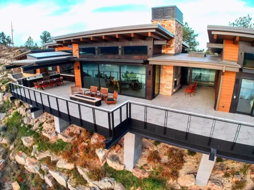 Sân thượng Longs Peak Retreat Fort Collins Colorado