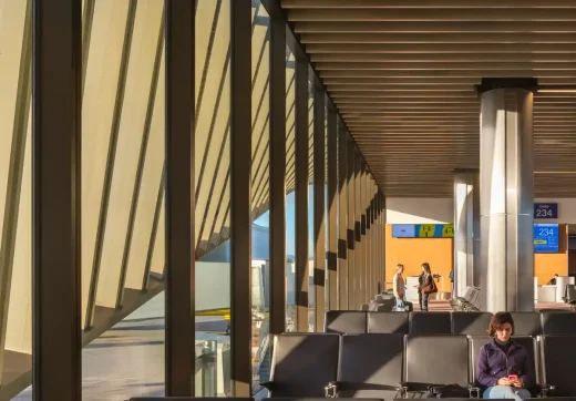 Sân khấu vệ tinh Midfield South LAX Los Angeles USA phát triển kiến ​​trúc