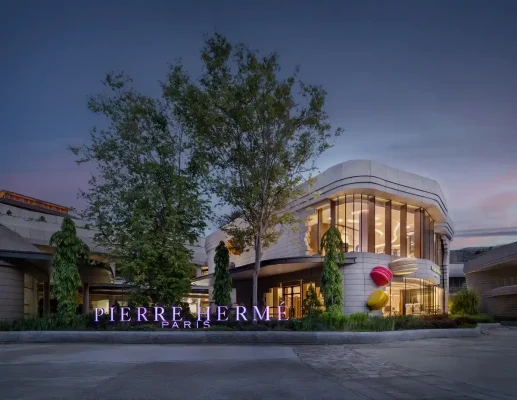 Cửa hàng hàng đầu Pierre Hermé Paris Singapore Đêm mua sắm