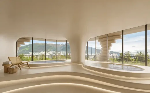 Tháp Qapital Quito Ecuador tòa nhà hỗn hợp jazzuci