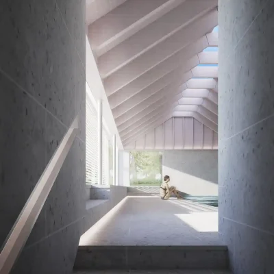 Scottish Highlands pool house extension