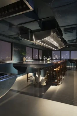 Nội thất nhà hàng Solstice Culinary Space HK China 